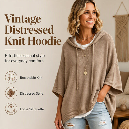 2026 Must-Have🔥👚🌟 Oversized Knit Hoodie with Drawstring✨𝘉𝘶𝘺 𝘢𝘯𝘺 2 𝘢𝘯𝘥 𝘨𝘦𝘵 𝘢𝘯 𝘦𝘹𝘵𝘳𝘢 8% 𝘥𝘪𝘴𝘤𝘰𝘶𝘯𝘵