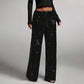 ✨Women's Elastic Waist Straight-Leg Pants