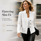 ✨Women's Textured Button Down Blazer Jacket – Effortless Elegance for Every Occasion✨𝘉𝘶𝘺 𝘢𝘯𝘺 2 𝘢𝘯𝘥 𝘨𝘦𝘵 𝘢𝘯 𝘦𝘹𝘵𝘳𝘢 8% 𝘥𝘪𝘴𝘤𝘰𝘶𝘯𝘵