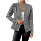 ✨Women's Textured Button Down Blazer Jacket – Effortless Elegance for Every Occasion✨𝘉𝘶𝘺 𝘢𝘯𝘺 2 𝘢𝘯𝘥 𝘨𝘦𝘵 𝘢𝘯 𝘦𝘹𝘵𝘳𝘢 8% 𝘥𝘪𝘴𝘤𝘰𝘶𝘯𝘵
