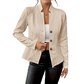 ✨Women's Textured Button Down Blazer Jacket – Effortless Elegance for Every Occasion✨𝘉𝘶𝘺 𝘢𝘯𝘺 2 𝘢𝘯𝘥 𝘨𝘦𝘵 𝘢𝘯 𝘦𝘹𝘵𝘳𝘢 8% 𝘥𝘪𝘴𝘤𝘰𝘶𝘯𝘵