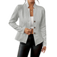 ✨Women's Textured Button Down Blazer Jacket – Effortless Elegance for Every Occasion✨𝘉𝘶𝘺 𝘢𝘯𝘺 2 𝘢𝘯𝘥 𝘨𝘦𝘵 𝘢𝘯 𝘦𝘹𝘵𝘳𝘢 8% 𝘥𝘪𝘴𝘤𝘰𝘶𝘯𝘵