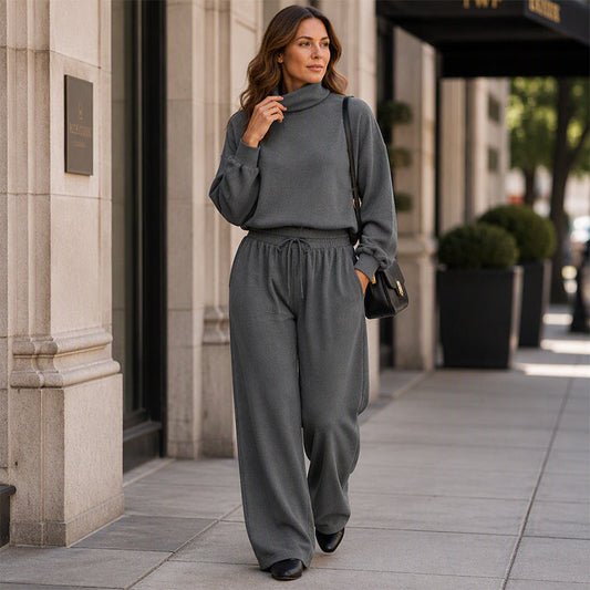 🍂Women Casual Two-Piece Pants Set – Chic Wide-Leg Two-Piece Outfit For Cosy Everyday Style🤍✨𝘉𝘶𝘺 𝘢𝘯𝘺 2 𝘢𝘯𝘥 𝘨𝘦𝘵 𝘢𝘯 𝘦𝘹𝘵𝘳𝘢 8% 𝘥𝘪𝘴𝘤𝘰𝘶𝘯𝘵