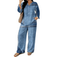 👗✨Women's Long Sleeve Top & Wide Leg Pants Set✨𝘉𝘶𝘺 𝘢𝘯𝘺 2 𝘢𝘯𝘥 𝘨𝘦𝘵 𝘢𝘯 𝘦𝘹𝘵𝘳𝘢 8% 𝘥𝘪𝘴𝘤𝘰𝘶𝘯𝘵