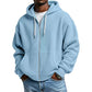 🍂Men's Full -Zip Waffle Knit Hooded Sweatshirt – Cozy Comfort Meets Everyday Style✨𝘉𝘶𝘺 𝘢𝘯𝘺 2 𝘢𝘯𝘥 𝘨𝘦𝘵 𝘢𝘯 𝘦𝘹𝘵𝘳𝘢 8% 𝘥𝘪𝘴𝘤𝘰𝘶𝘯𝘵