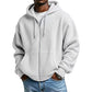 🍂Men's Full -Zip Waffle Knit Hooded Sweatshirt – Cozy Comfort Meets Everyday Style✨𝘉𝘶𝘺 𝘢𝘯𝘺 2 𝘢𝘯𝘥 𝘨𝘦𝘵 𝘢𝘯 𝘦𝘹𝘵𝘳𝘢 8% 𝘥𝘪𝘴𝘤𝘰𝘶𝘯𝘵