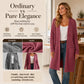 ✨ 🍂 Women's Ribbed Knit Cardigan – Cozy Texture Meets Effortless Autumn Style