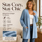 ✨ 🍂 Women's Ribbed Knit Cardigan – Cozy Texture Meets Effortless Autumn Style
