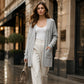 ✨ 🍂 Women's Ribbed Knit Cardigan – Cozy Texture Meets Effortless Autumn Style