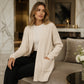 ✨ 🍂 Women's Ribbed Knit Cardigan – Cozy Texture Meets Effortless Autumn Style