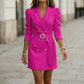 👗✨Women's Elegant Double-Breasted Blazer Dress