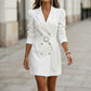 👗✨Women's Elegant Double-Breasted Blazer Dress