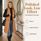 ✨Women's Chic Sleeveless Open Front Longline Jacket – Effortless Layering & Elegant Autumn Style