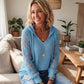 🔥LAST DAY SALE ONLY￡17.99!!🌿Women's Chic Lace Sleeve Hooded Sweater