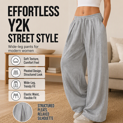 ✨Women's Casual Pleated Wide-Leg Sweatpants✨𝘉𝘶𝘺 2 𝘢𝘯𝘥 𝘨𝘦𝘵 𝘢𝘯 𝘦𝘹𝘵𝘳𝘢 8% 𝘥𝘪𝘴𝘤𝘰𝘶𝘯𝘵