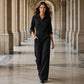 ✨🍂 Women’s Wide-Leg Cargo Jumpsuit – Effortless Utility Style & Autumn Comfort