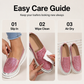 Women's Glitter Platform Slip-On Shoes