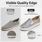 Women's Glitter Platform Slip-On Shoes