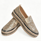 Women's Glitter Platform Slip-On Shoes