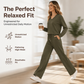 ✨ Effortless Comfort | Women's V-Neck Knit Top & Pants 2-Piece Lounge Set✨𝘉𝘶𝘺 𝘢𝘯𝘺 2 𝘢𝘯𝘥 𝘨𝘦𝘵 𝘢𝘯 𝘦𝘹𝘵𝘳𝘢 8% 𝘥𝘪𝘴𝘤𝘰𝘶𝘯𝘵