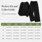 ✨ Effortless Comfort | Women's V-Neck Knit Top & Pants 2-Piece Lounge Set✨𝘉𝘶𝘺 𝘢𝘯𝘺 2 𝘢𝘯𝘥 𝘨𝘦𝘵 𝘢𝘯 𝘦𝘹𝘵𝘳𝘢 8% 𝘥𝘪𝘴𝘤𝘰𝘶𝘯𝘵