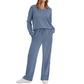 ✨ Effortless Comfort | Women's V-Neck Knit Top & Pants 2-Piece Lounge Set✨𝘉𝘶𝘺 𝘢𝘯𝘺 2 𝘢𝘯𝘥 𝘨𝘦𝘵 𝘢𝘯 𝘦𝘹𝘵𝘳𝘢 8% 𝘥𝘪𝘴𝘤𝘰𝘶𝘯𝘵