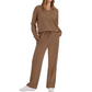 ✨ Effortless Comfort | Women's V-Neck Knit Top & Pants 2-Piece Lounge Set✨𝘉𝘶𝘺 𝘢𝘯𝘺 2 𝘢𝘯𝘥 𝘨𝘦𝘵 𝘢𝘯 𝘦𝘹𝘵𝘳𝘢 8% 𝘥𝘪𝘴𝘤𝘰𝘶𝘯𝘵