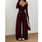 👗✨Women's Elegant Halter Neck Deep V Jumpsuit✨𝘉𝘶𝘺 𝘢𝘯𝘺 2 𝘢𝘯𝘥 𝘨𝘦𝘵 𝘢𝘯 𝘦𝘹𝘵𝘳𝘢 8% 𝘥𝘪𝘴𝘤𝘰𝘶𝘯𝘵