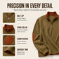 Men's Color-Block Corduroy Half-Zip Sweatshirt