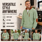 Men's Color-Block Corduroy Half-Zip Sweatshirt