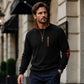 Men's Color-Block Corduroy Half-Zip Sweatshirt