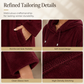 ❄️ Cozy Winter Comfort | 👗✨Women's Plush Hooded Maxi Lounge Dress