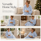 ❄️ Cozy Winter Comfort | 👗✨Women's Plush Hooded Maxi Lounge Dress