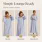 ❄️ Cozy Winter Comfort | 👗✨Women's Plush Hooded Maxi Lounge Dress
