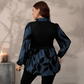 ✨ Effortless Layered Style | Women's Floral Print Fake 2-Piece Pullover Shirt