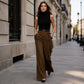 ⌛Limited-Time Offer-✨Women's Casual Striped Wide-Leg Pants