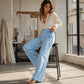 ⌛Limited-Time Offer-✨Women's Casual Striped Wide-Leg Pants