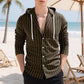 ✨Men's Striped Long Sleeve Hooded Shirt