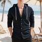 ✨Men's Striped Long Sleeve Hooded Shirt