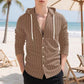 ✨Men's Striped Long Sleeve Hooded Shirt