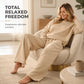👗✨Women's Pullover Sweatshirt & Wide-Leg Pants Set