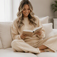 👗✨Women's Pullover Sweatshirt & Wide-Leg Pants Set