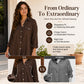 ✨👚Women's Cotton Linen Long Sleeve Shirt Dress