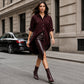 ✨👚Women's Cotton Linen Long Sleeve Shirt Dress