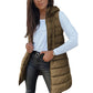 ✨ Women’s Zip-Up Long Puffer Vest – Cosy Warmth & Flattering Everyday Style