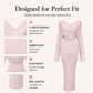 👗✨Women's Elegant Wrap V-Neck Ribbed Knit Dress