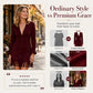 👗✨Women's Ruffle Sleeve Fringe Dress