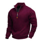 ✨Men's Stand Collar Quarter-Zip Pullover