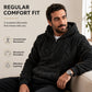 ✨Men's Plush Diamond Cable Knit Textured Hoodie