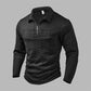 ✨Men's Long Sleeve Half-Zip T-Shirt